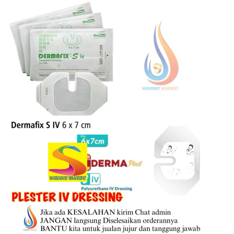 PLESTER FIKSASI S IV +NORT  ECERAN DERMAPLAST / DERMAFIX S IV