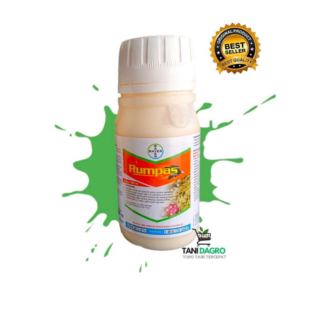 HERBISIDA RUMPAS 110 EW 250 ML- mengendalikan gulma pada pertanaman bawang merah, cabai, kacang hija