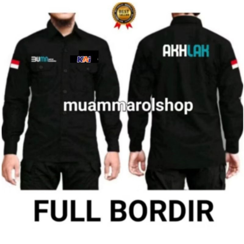 kemeja bumn akhlak kai kereta api