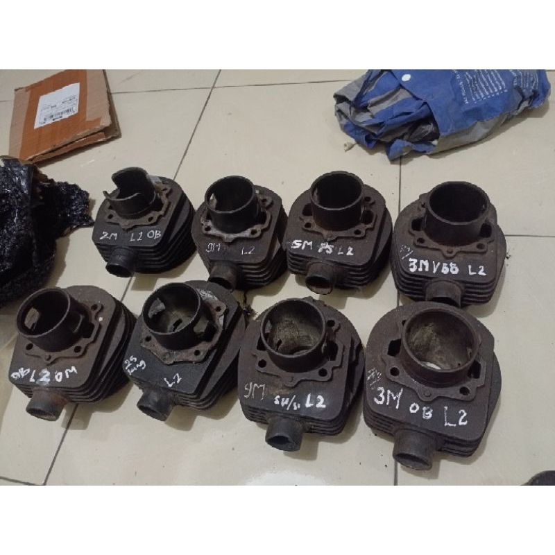 blok/buring vespa L2 super/sprint/bajaj/ps