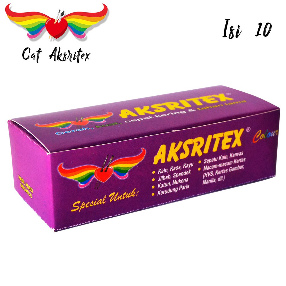

Harga Merakyat Cat Aksritex Kain 1ml pack