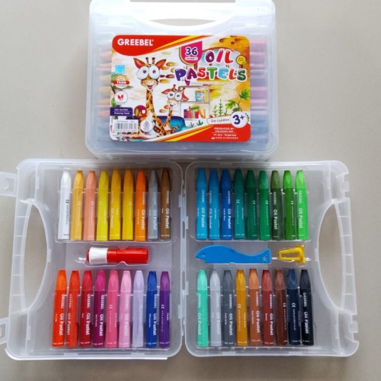

KODE M34B Crayon Oil Pastel Greebel 36 Warna Set Original