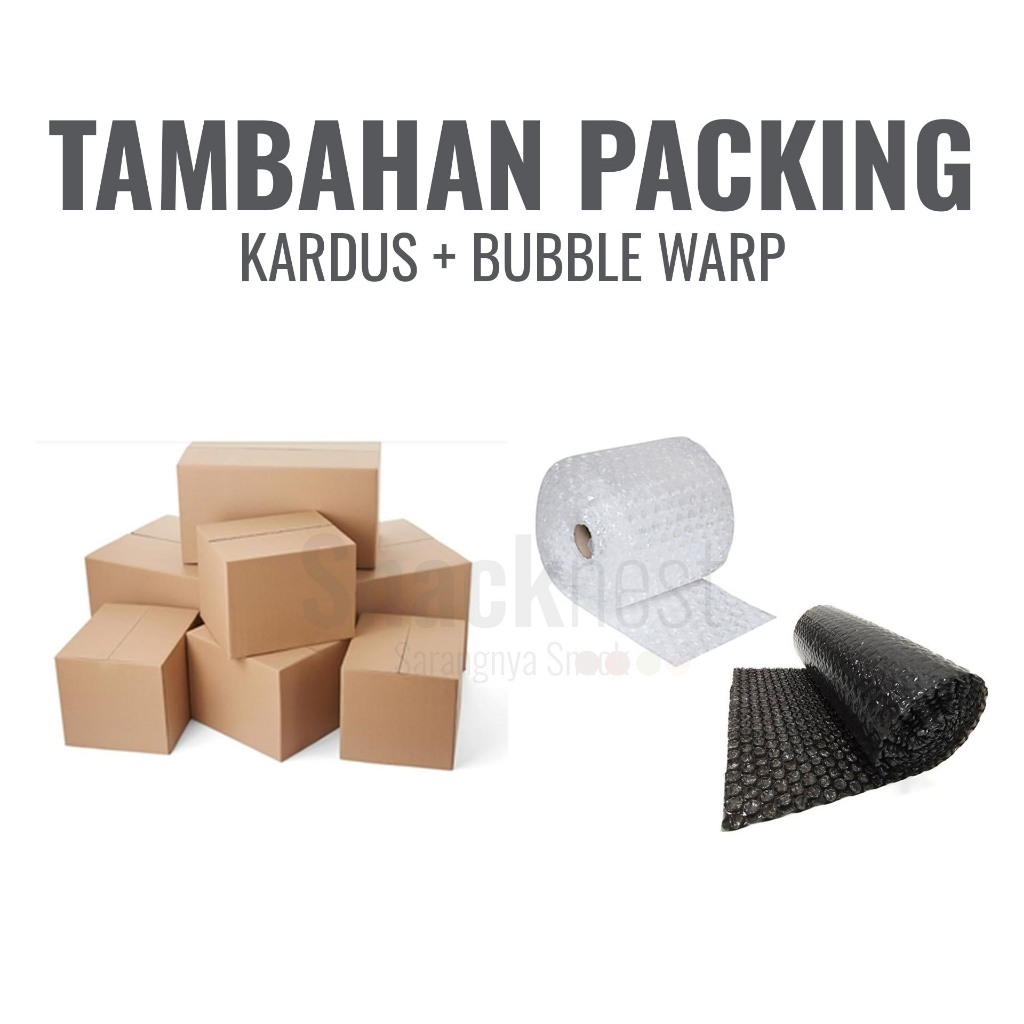 

TAMBAHAN PACKING KARDUS + BUBBLEWARP