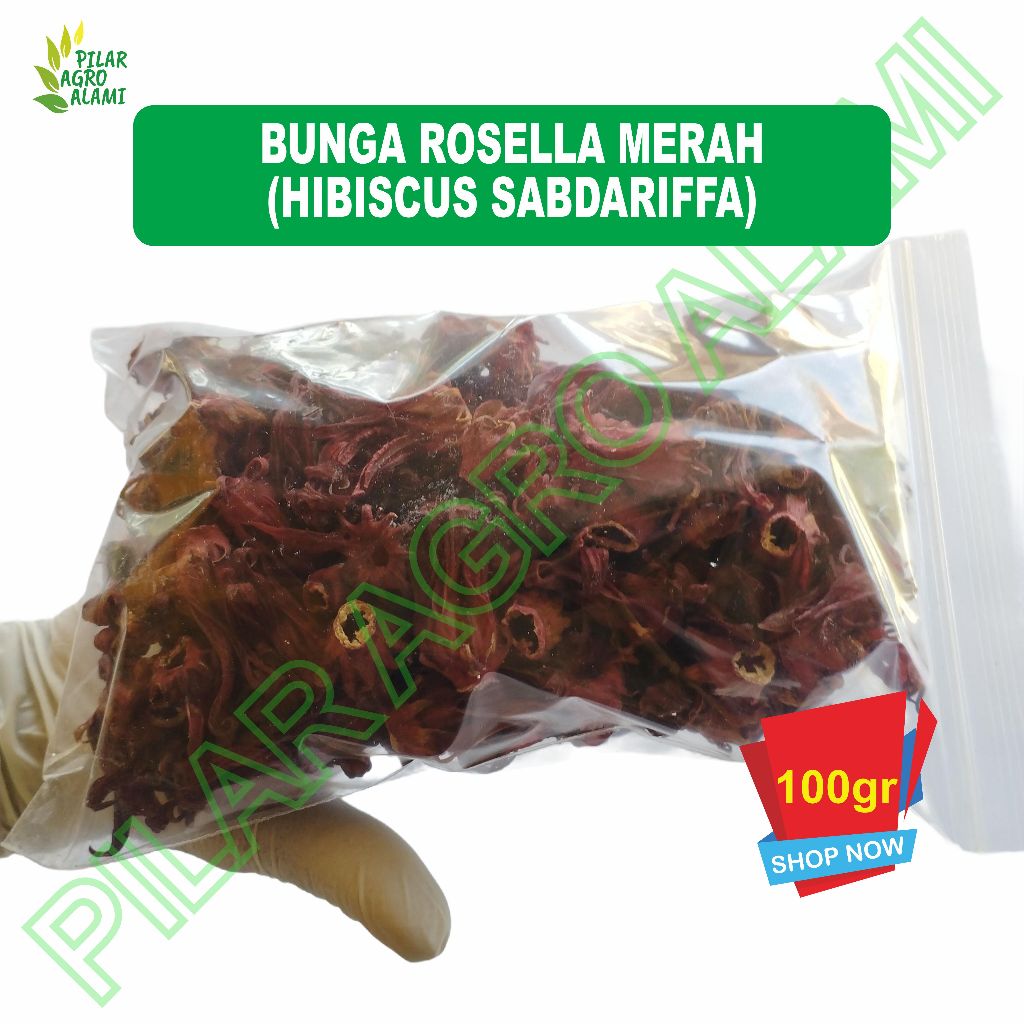 

Bunga rosela merah kering 100gr untuk seduhan