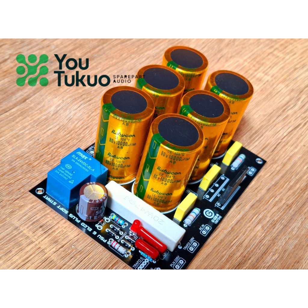 kit PSU + Softstar 6 elco 80V 10000uf