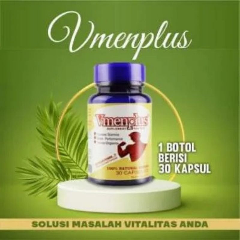 vmenplus original suplemen pria kuat isi 30 kapsul