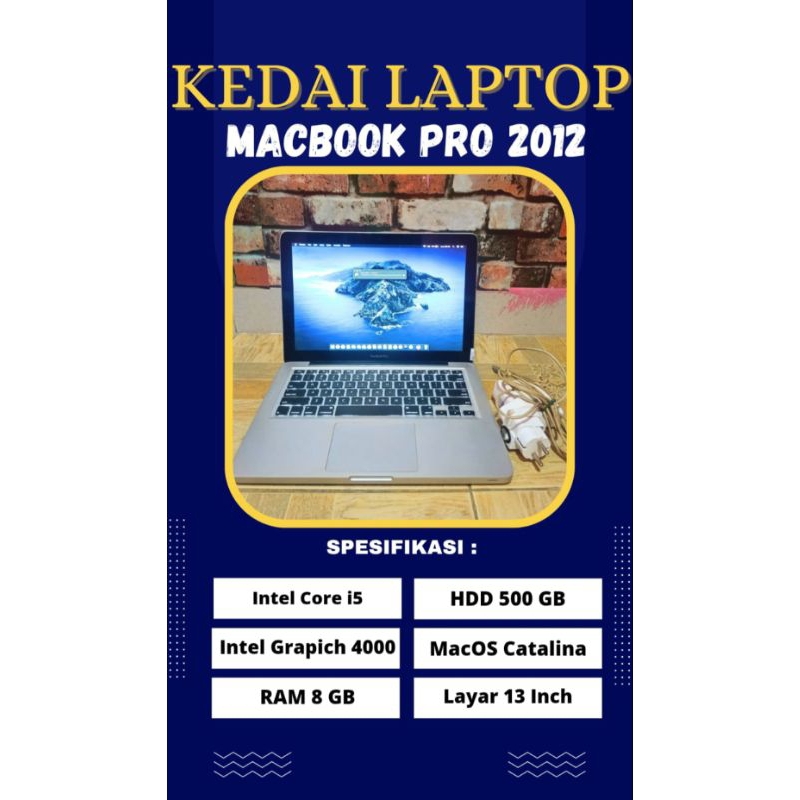 Macbook Pro 2012 | Intel Core i5 | Intel HD Grapich 4000 1536 MB | 8 GB | 500 GB