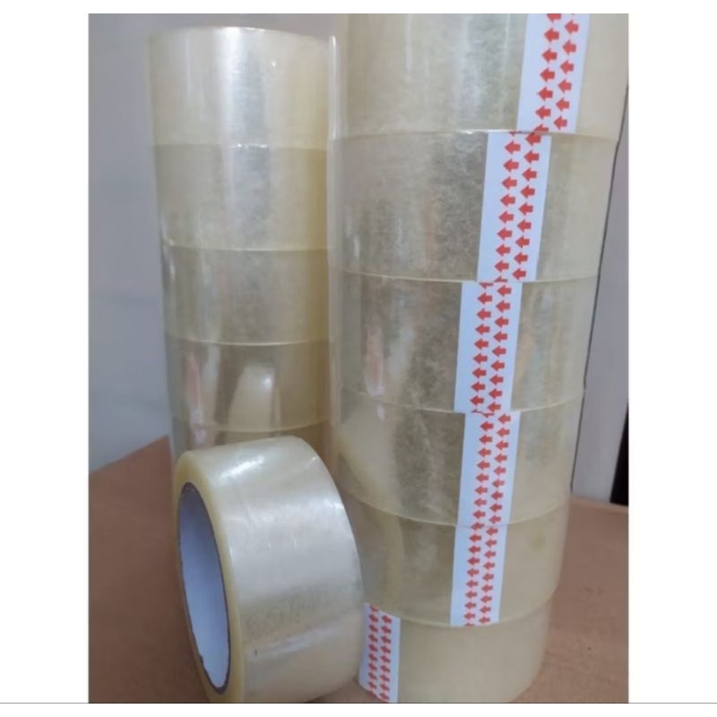 

Lakban Bening 100 Yard Isolasi Selotip Clear Tape 45mm Daya Lengket Kuat