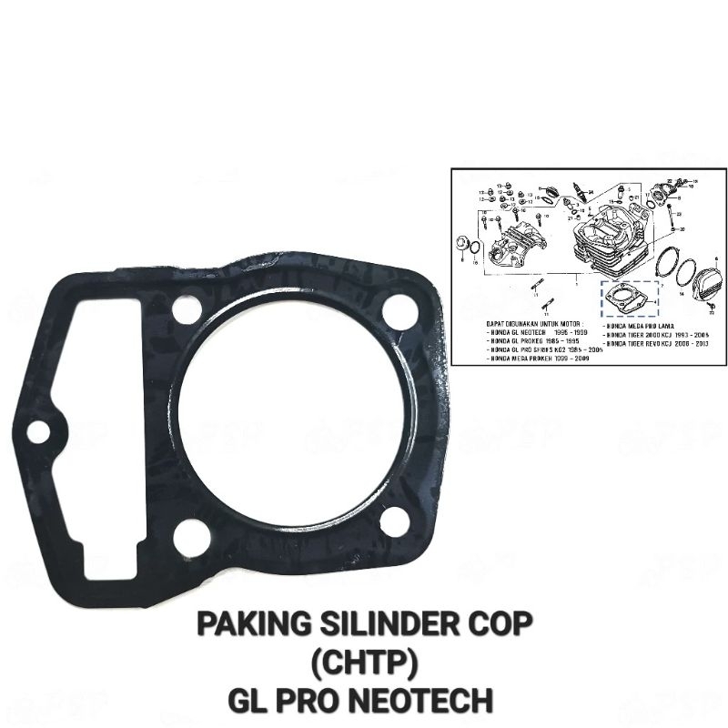 Paking SIlinder Cop CHTP GL Pro Neotech - Gasket Packing Peking Cylinder Silinder Block Head Kop Ata