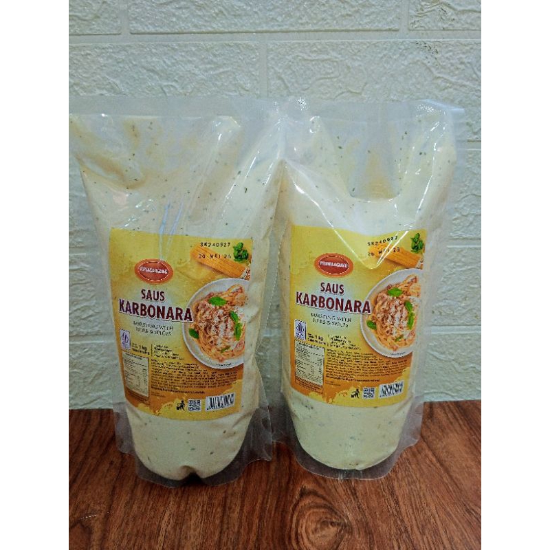 

Saos Carbonara Prima Agung 1Kg