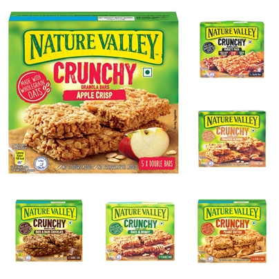 

Nature Valley Crunchy Granola Bar 210g (Apple Crisp, Oats & Dark Chocolate, Oats & Honey, Peanut Butter, Roasted Almonds, Variety)