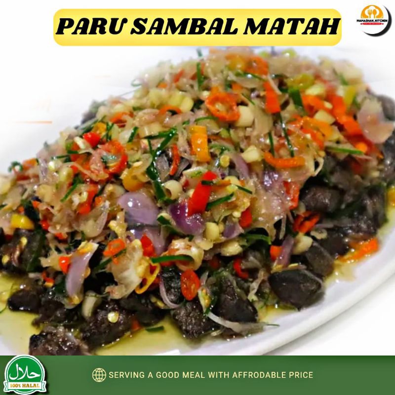 

MENU FAMILY..!! "PARU SAMBAL MATAH" PORSI JUMBO LEBIH NAMPOL