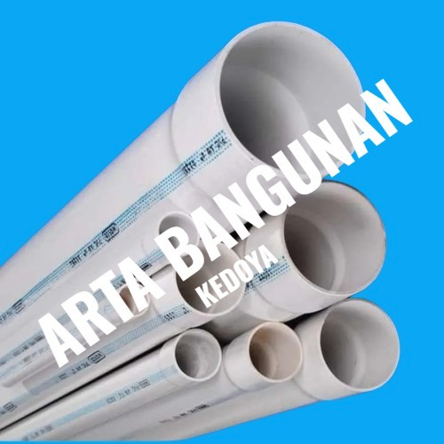 Pipa Rucika Putih AW 1/2 inch - per batang
