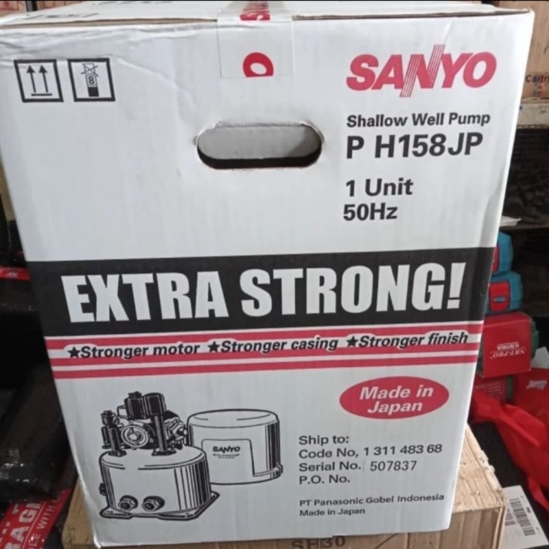 Pompa air sanyo PH158JP / Pompa Sanyo PH 158JP Sanyo 150watt made in Japan