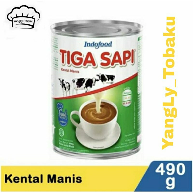 

Susu Kental Manis TIGA SAPI 490gr