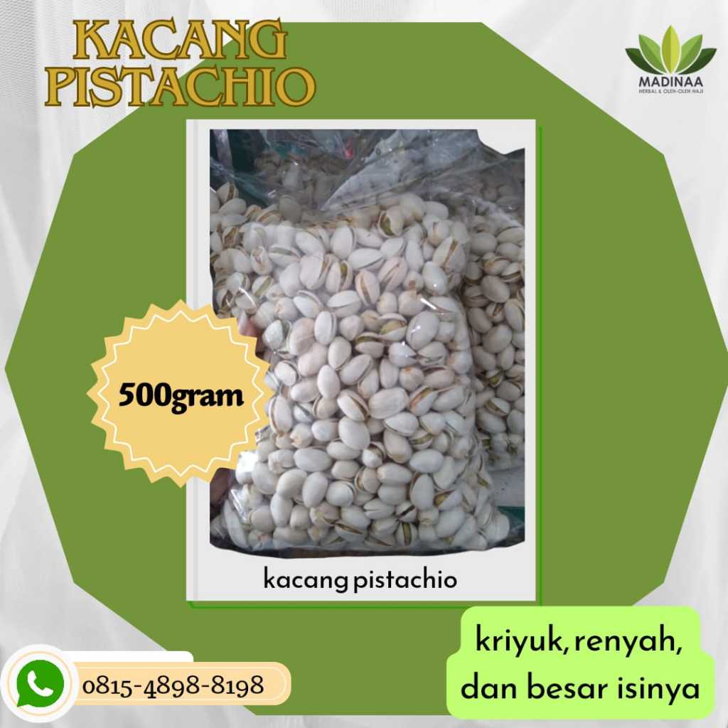 

Kacang Pistachio Arab kemasan 500gram
