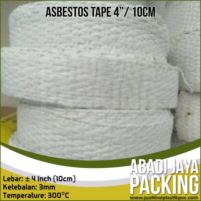 asbes tape 4" (10cm) asbes pita