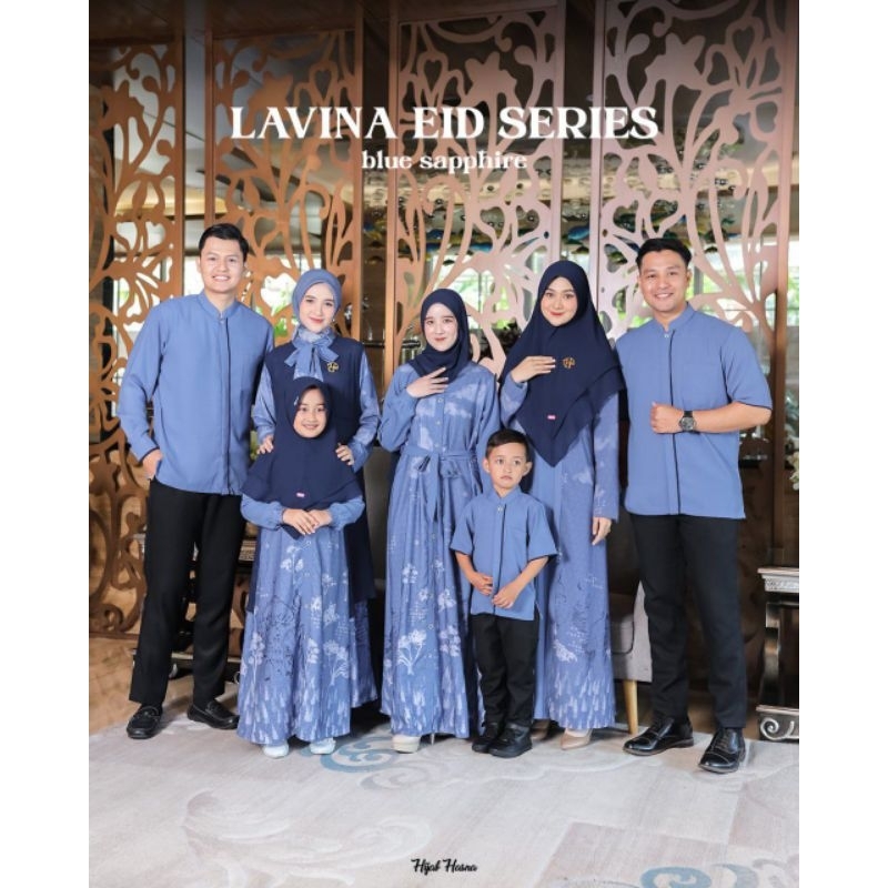 (PRE ORDER) Hijab Hasna Sarimbit Lavina Series Couple Keluarga Sarimbit 2025