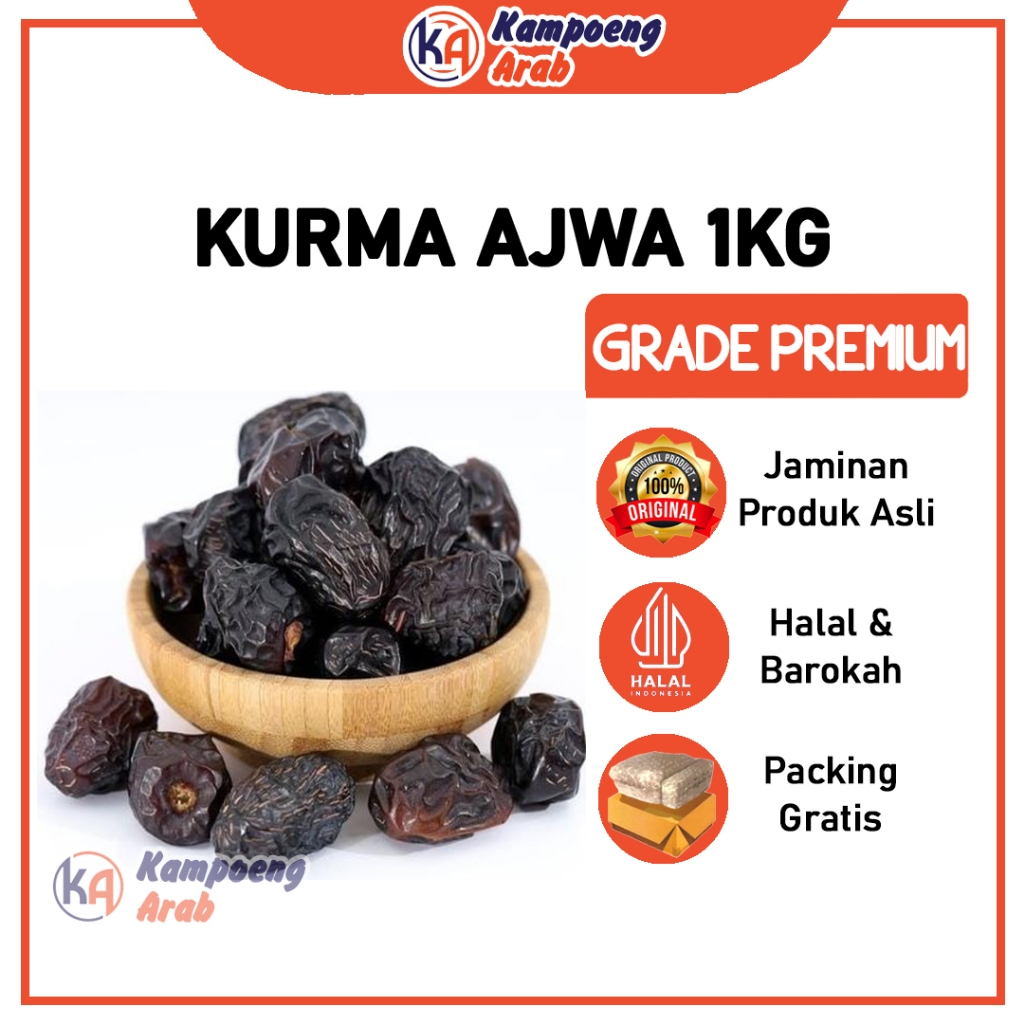 

Kurma AJWA Premium 1Kg