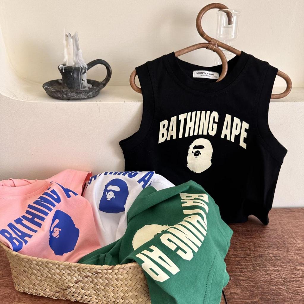 TINY SEOUL TANK TOP ANAK PREMIUM - BAPE TANK TOP - Kaos Basket Anak Laki-Laki Perempuan - Jersey Bas