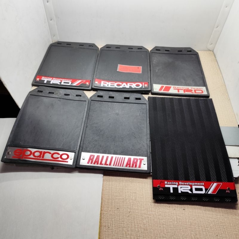 Aii Mud guard karpet lumpur Universal untuk mobil Truk belakang 24cmx37cmx4mm
