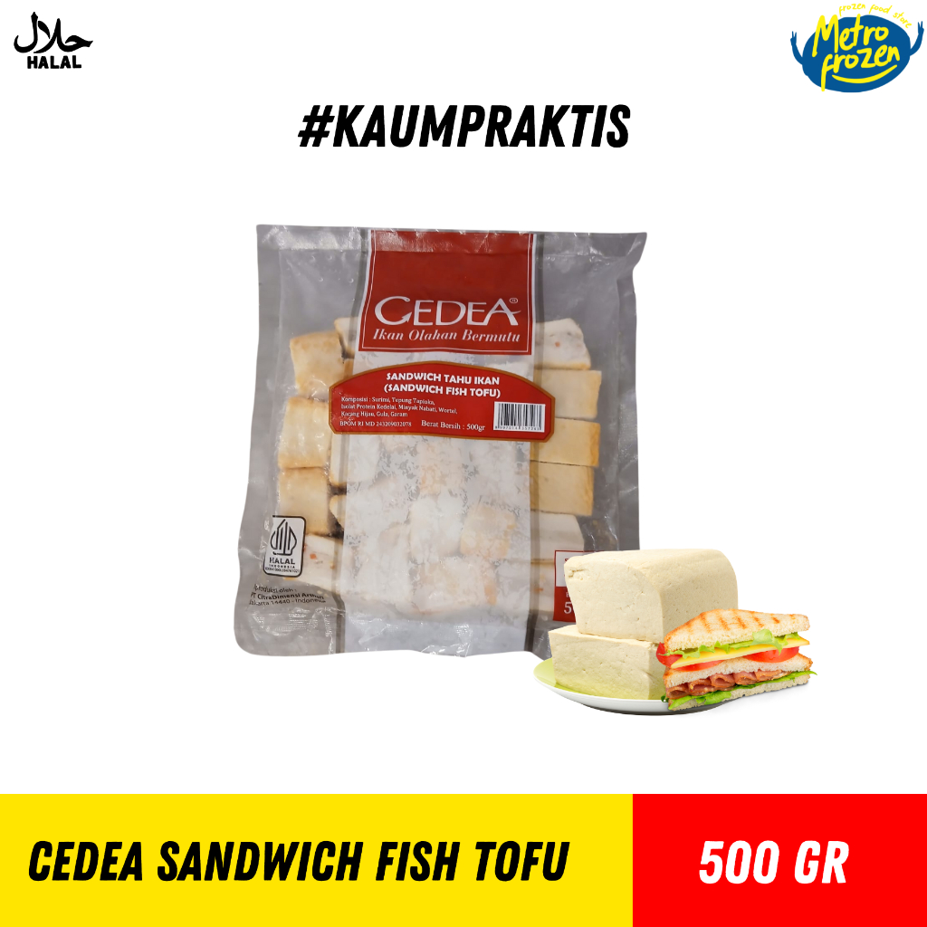 

CEDEA Sandwich Fish Tofu 500gr