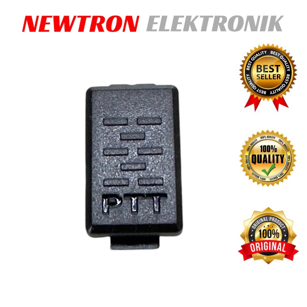 Karet Tombol PTT HT Baofeng UV5R Vertec VT-5R Pofung Comteck Berlin FM-V6R Merodith Taffware Weierwe