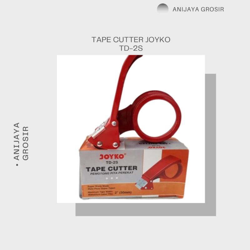 

TAPE CUTTER /PEMOTONG PITA PEREKAT (DUAL CORE) MEREK JOYKO TD-103