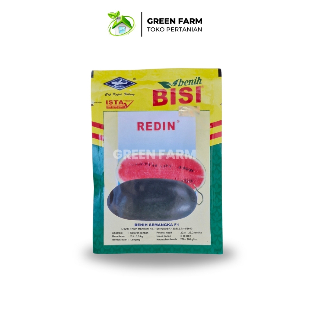 Semangka Redin F1 20gr Original Semangka inul Redin Semangka Hibrida Redin inul merah Paling Laris