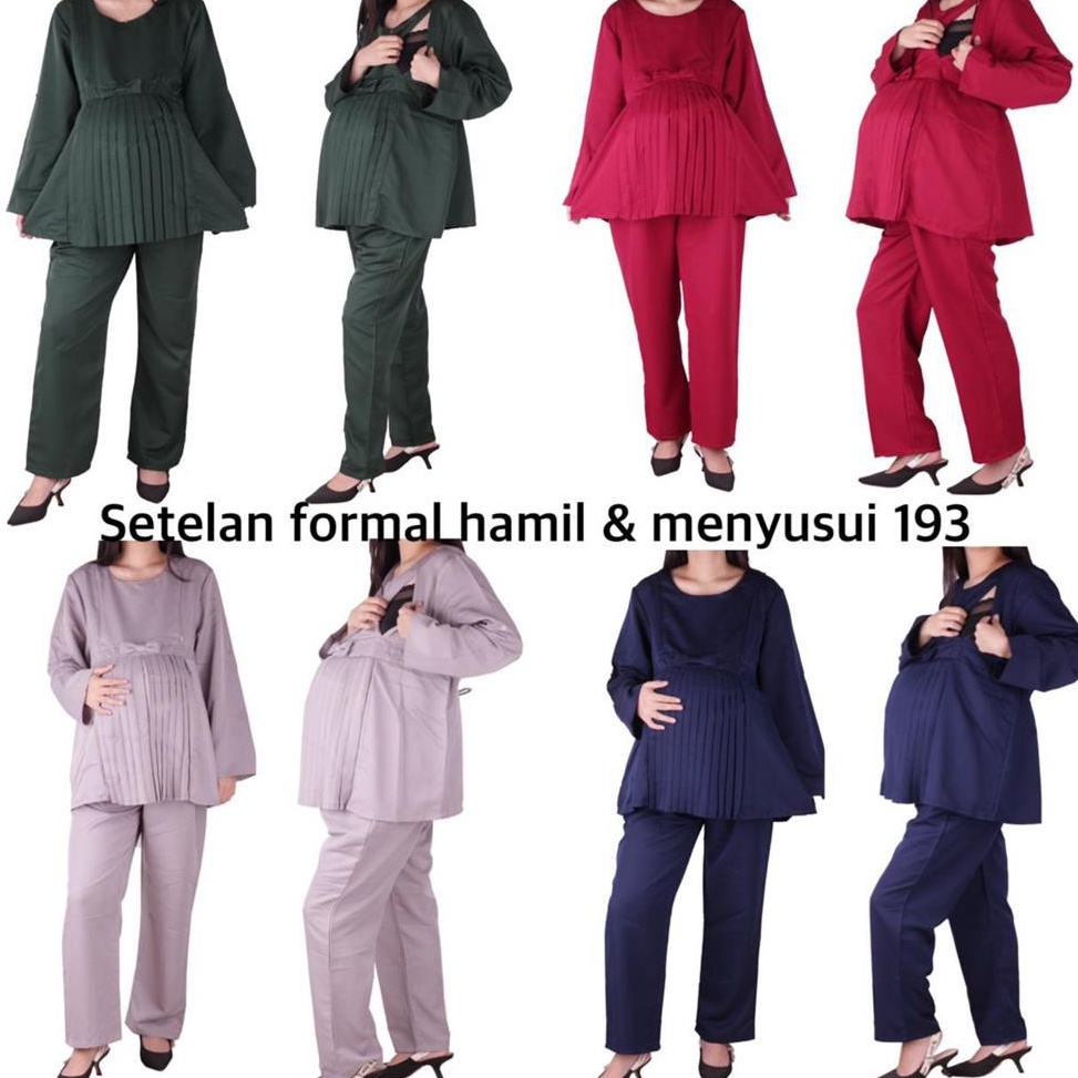 KODE Q96W Baju Hamil Setelan Baju Hamil Jumbo 193  Setelan hamil jumbo menyusui 234