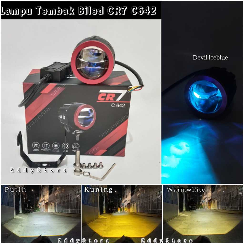 Lampu Tembak Biled Led CR7  C642