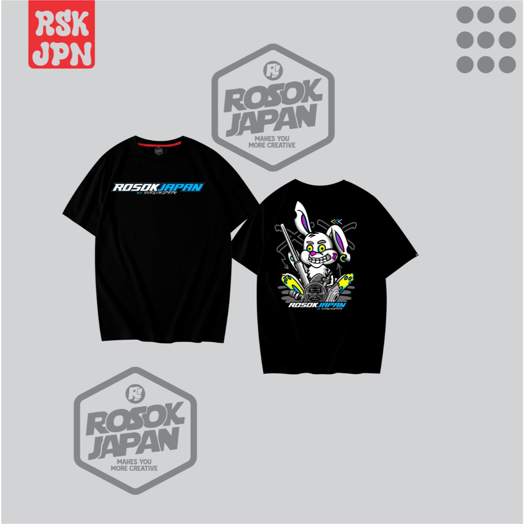 ROSOK JAPAN KAOS RSK JPN KARTU 002 FREE SETIKER