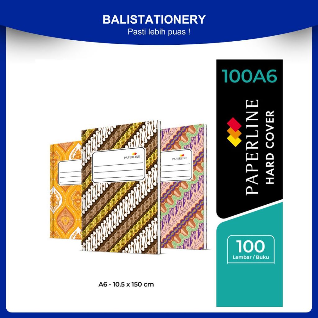 

Buku Oktavo Octavo Paperline Hard Cover 100 lembar A6