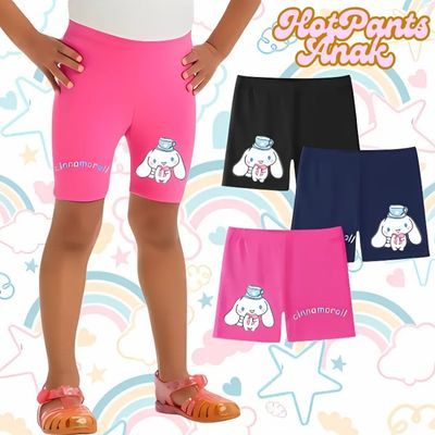 Celana pendek anak karakter CINNAMOROLL / HotPants Short Sot anak perempuan motif CINNAMOROLL
