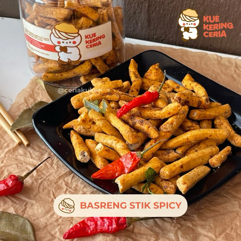 

(Per Ons) Basreng Stik Pedas dan Basreng Stik Ori