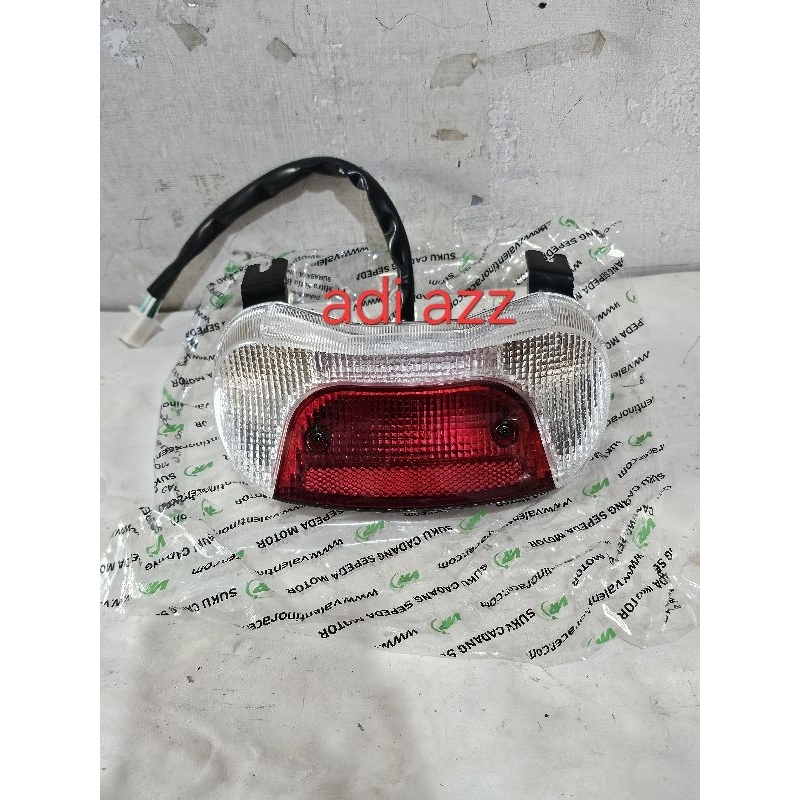 stoplamp lampu belakang satria 2tak lumba ru 120r tornado Shogun kebo bukan ori merah putih merk win