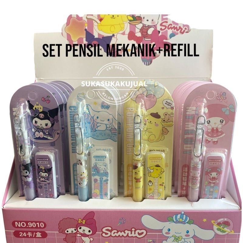 

set pensil mekanik+refill