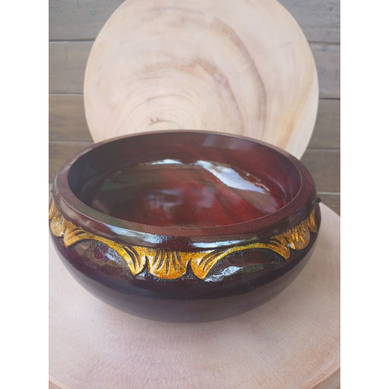 tempat dupa ukir dm 20cm, tempat dupa stik 10 lubang