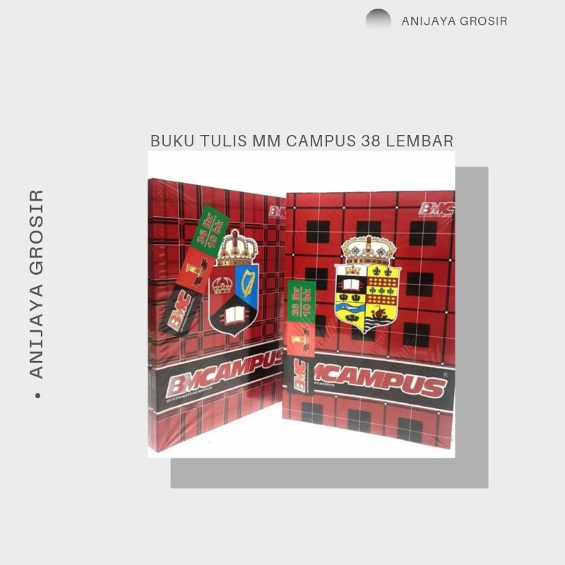 

BUKU TULIS MMC 1PACK 10 BUAH 38 LEMBAR