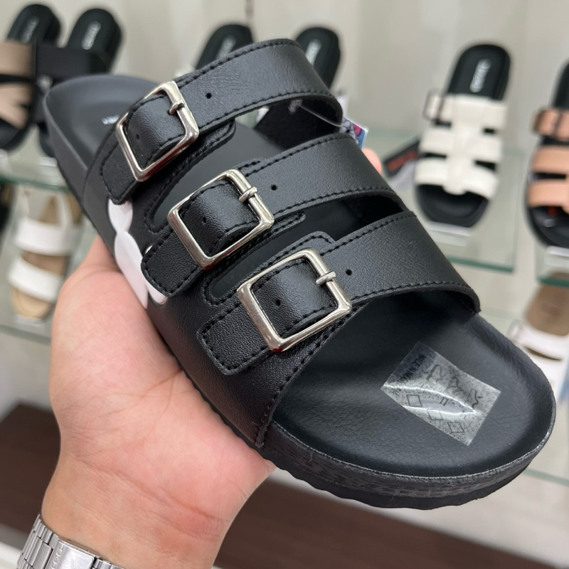 disney nevada sandal slop wanita strip 3 nyaman 36-41