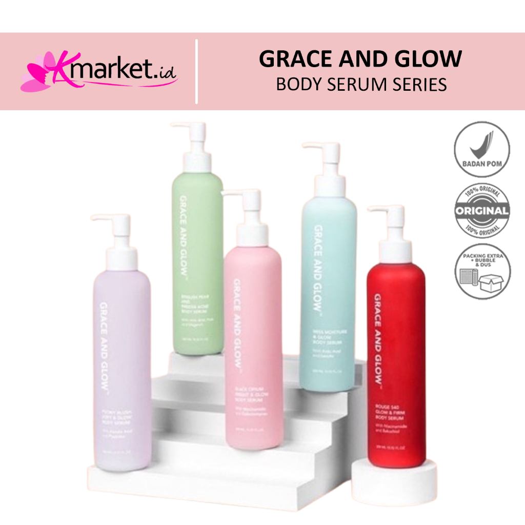 Grace and Glow Body Serum Black Opium - English Pear - Miss Moisture - Grace & Glow Body Serum