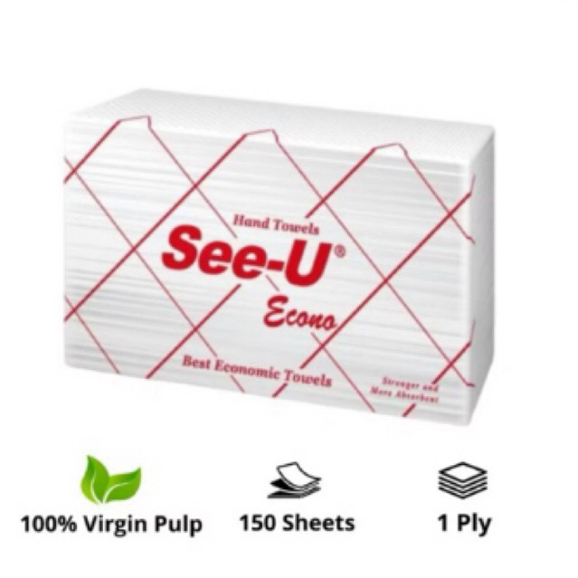 Tisu Hand Towel See U  150 Lembar / Tissue See-U Wastafel