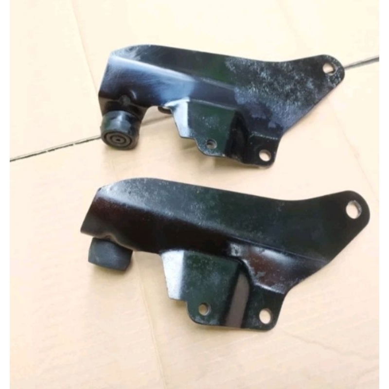 breket dudukan plat knalpot Vega R new original copotan