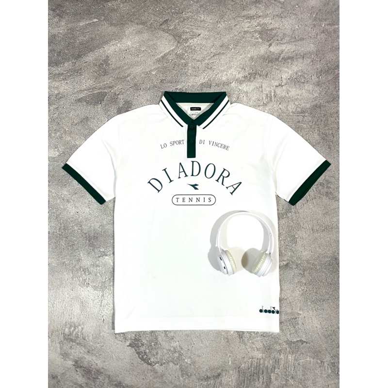 diadora tennis polo shirt