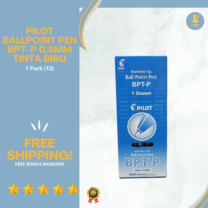 

Ball Pen Pilot 0.5mm | Tinta Hitam | Eceran 6 Pcs & 1 Pack