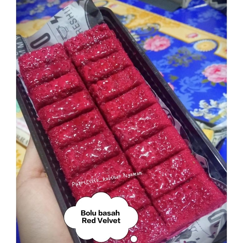 

Bolu basah red velvet
