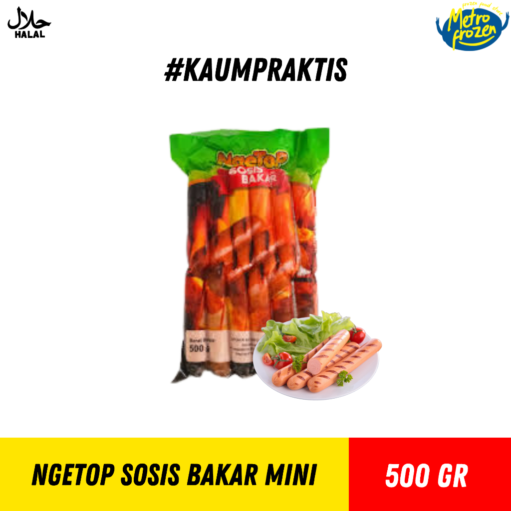 

NGETOP Sosis Bakar Jumbo & Mini 500gr