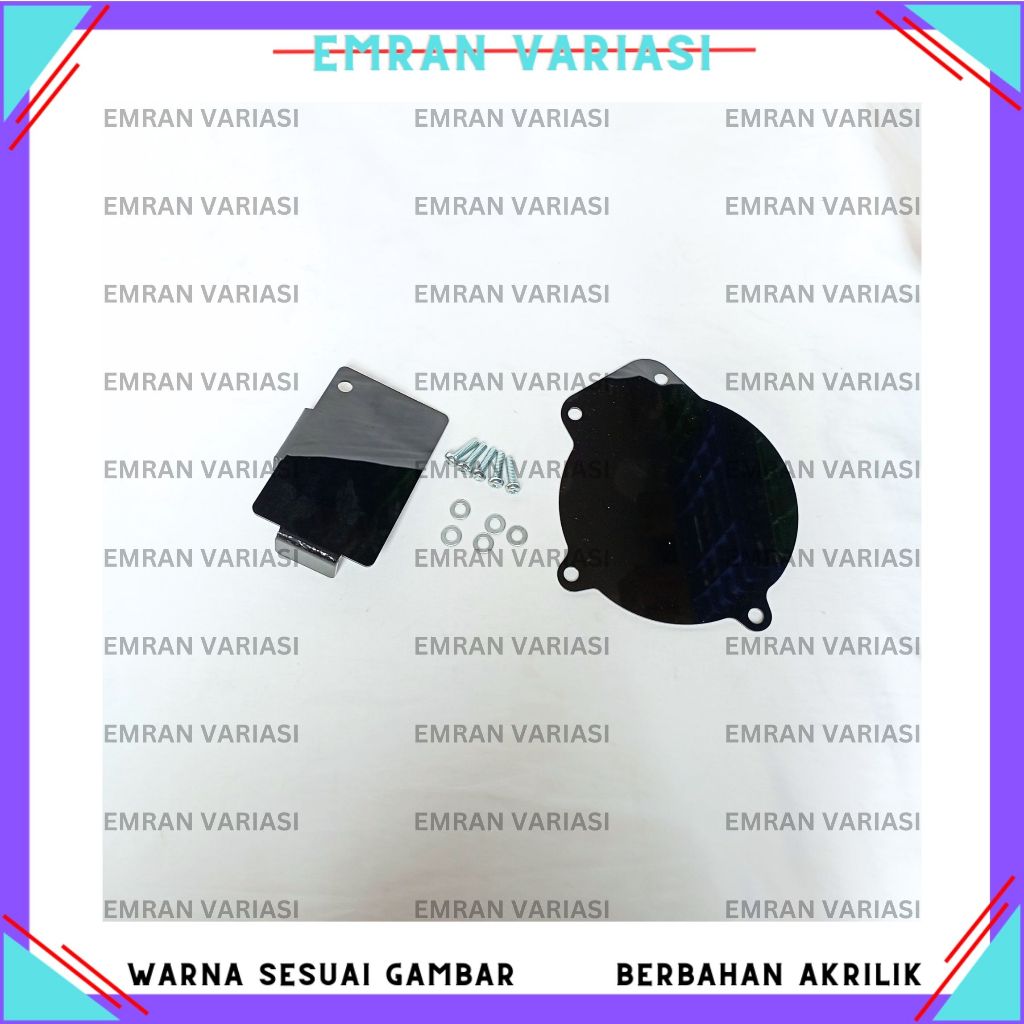 TUTUP COVER CVT LEXI COVER CVT LEXI AKRILIK HITAM