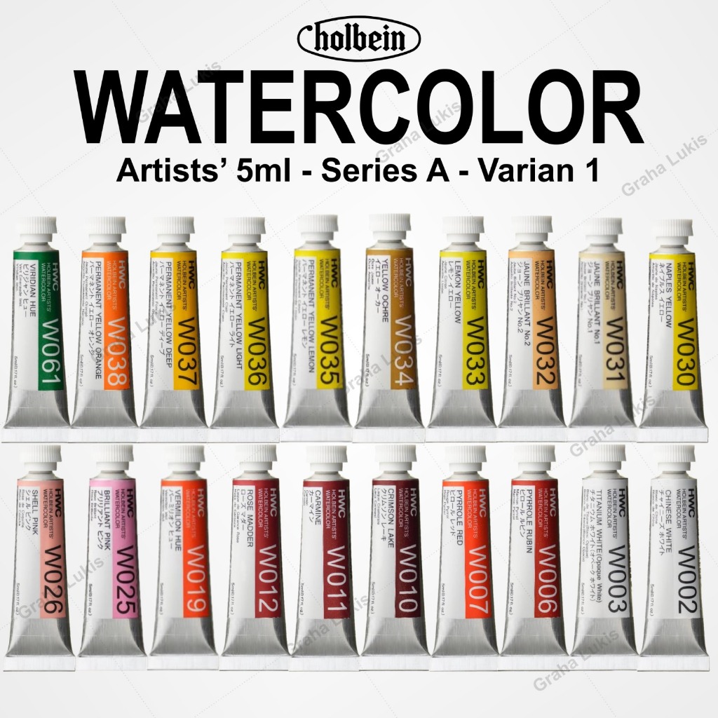 

Holbein Artists' Watercolour 5ml - Serie A Varian 1