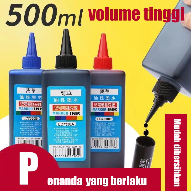 

Isi ulang spidol papan tulis / tinta spidol papan tulis berkapasitas ekstra besar 500ml, mudah dihapus